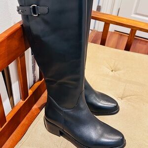 Vaneli Black Heeled Boots